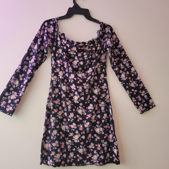 Floral Off Shoulder Dress - Picture 2 of 2